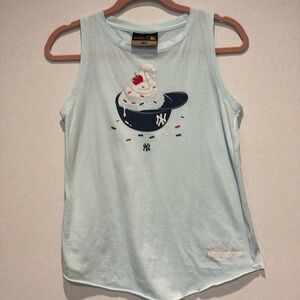 Baseballism - New York Yankees women’s tank top.  Ice cream. Baseball. Small